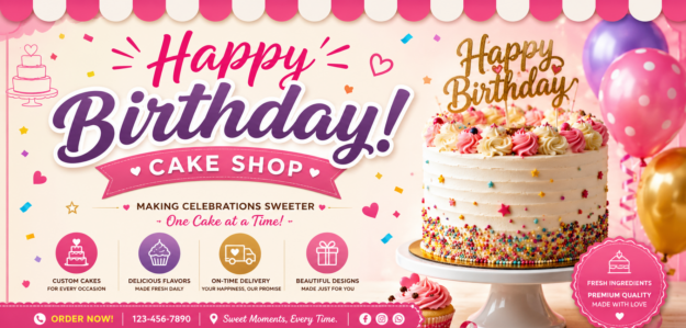 Happy Birthday Cake Shop