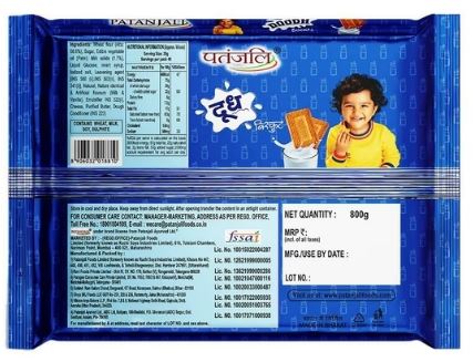 Patanjali Doodh Biscuits 800 g - Image 2