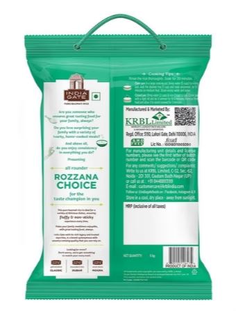 India Gate Rozana Choice 5 kg - Image 2